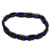 Bracelet Hmatite et Perles bleues