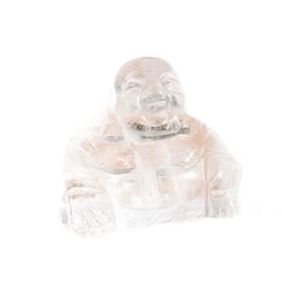 Bouddha en Cristal de Roche (5 cm)