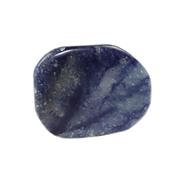 Aventurine Bleue galet pierre plate (4,5x3,5x0,7 cm)