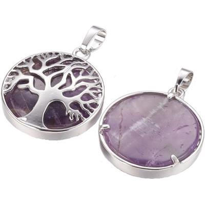 Pendentif Arbre de Vie Améthyste