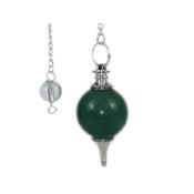 Pendule Sphoroton en Aventurine Verte