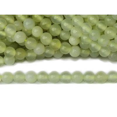 Jade de Chine Perle Ronde Lisse Percée 10 mm (Lot de 5 perles)