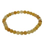 Bracelet Jade Jaune en Pierre Boule de 6 mm