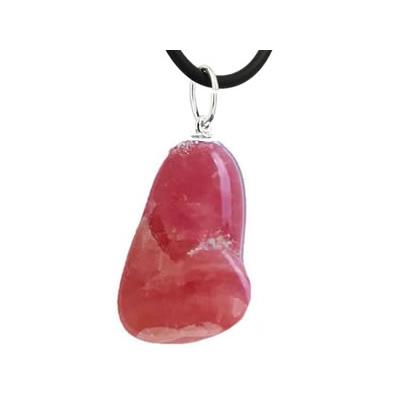 Rhodochrosite Pendentif pierre roulée 