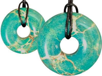 Pendentif Pi Chinois Orgonite 3,5 cm (Pièce unique N°PORPC0213-35)