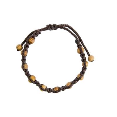 Bracelet Shamballa Dizainier en Bois d'Olivier