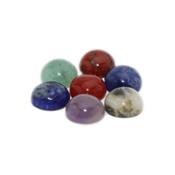 7 Chakras Cabochon Pierres Rondes de 8 mm
