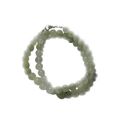 Collier Jade de Chine en Pierre Boule de 8 mm