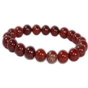 Bracelet Jaspe Rouge en Pierre Boules de 8 mm