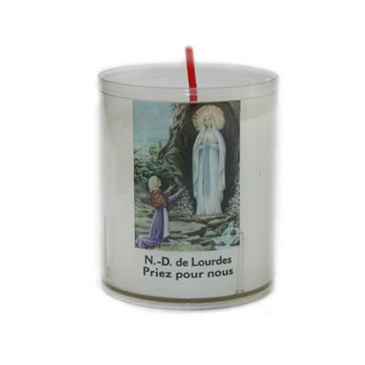Bougie Veilleuse Notre Dame de Lourdes
