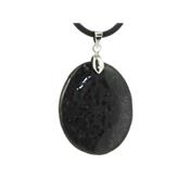 Pendentif de Nuumite pierre plate
