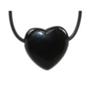 Pendentif Coeur Obsidienne Oeil Céleste - 25x25x10 mm - Cléopâtre