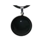 Obsidienne Oeil Céleste Pendentif Cabochon rond 18 mm Harmony