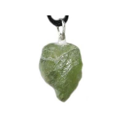 Péridot Pendentif pierre brute
