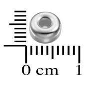 Séparateur Cylindre Lisse 6,2x3,1 mm en Argent 925 (Lot de 2 séparateurs)