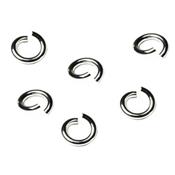 Anneau Simple Rond Ouvert 6 mm en Argent 925 (Lot de 10 anneaux)