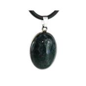 Agate Mousse Pendentif Cabochon ovale 18x13 mm Harmony
