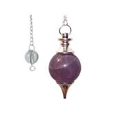 Pendule Sphoroton en Amthyste