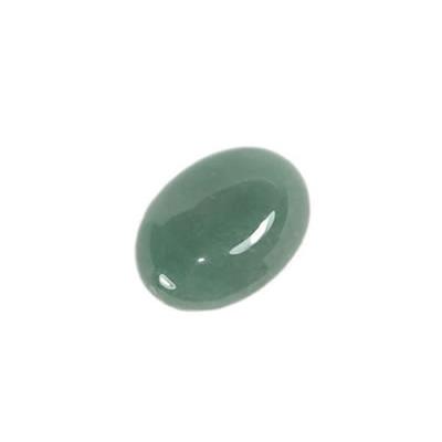 Aventurine Verte cabochon pierre polie ovale 18x13 mm