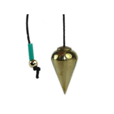 Pendule Goutte témoin en métal doré