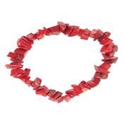 Bracelet en Pierre Baroque - Corail Rouge 