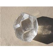 Dodécaèdre en pierre de Cristal de Roche (80 à 90 grammes)
