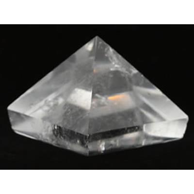 Pyramide en pierre de Cristal de Roche extra (4 cm)