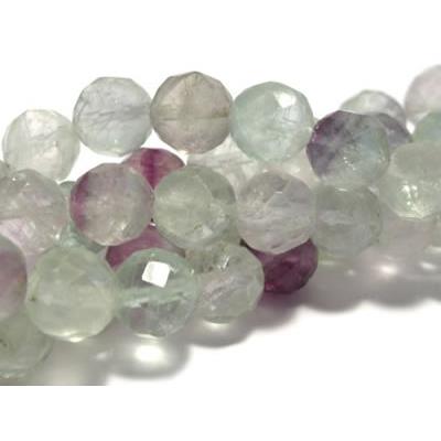 Fluorine Multicolore Perle Facettée Percée 6 mm - 64 Facettes (Lot de 20 perles)