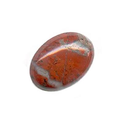 Jaspe Breschia cabochon pierre polie 25x18 mm