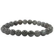 Bracelet Labradorite en Pierre Boule de 8 mm