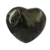 Labradorite Gros galet pierre Coeur (250 à 300 grammes)