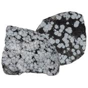 Obsidienne Neige pierre brute (Sachet de 350 grammes - 3 Pierres naturelles)