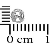 Perle Ronde Collant 4 mm en Argent 925 (Lot de 5 perles)