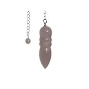 Pendule Egyptien Karnak en Quartz Rose