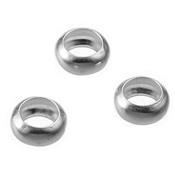 Séparateur Rondelle Lisse 5x2,5 mm en Argent 925 (Lot de 5 séparateurs)