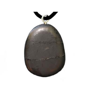 Pendentif de Shungite pierre plate