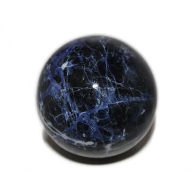 Boule en pierre de Sodalite (4 cm) avec socle