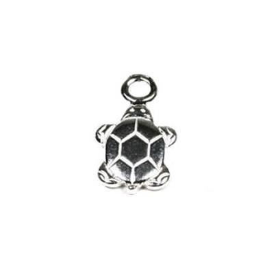 Tortue 8,4x6 mm en Argent 925