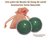 Méditation Une paire de Boules Qi Gong et 3 Bougies Nandita (150 grammes)