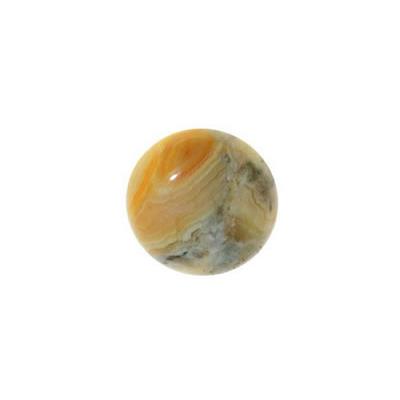 Cabochon rond 8 mm en Agate Crazy Lace pierre gemme