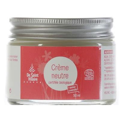 Crème neutre Bio de Jour ou de Nuit Ecocert - 50 ml