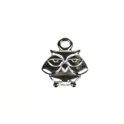 Hibou 8x7,5 mm en Argent 925