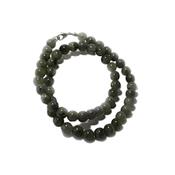 Collier Labradorite en Pierre Boule de 6 mm