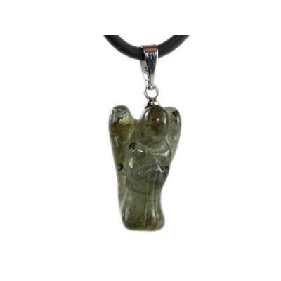 Pendentif Ange en pierre de Labradorite (2 cm)