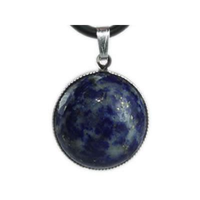 Lapis Lazuli Pendentif Cabochon rond 18 mm Harmony