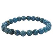 Bracelet Larimar en Pierre Boule de 8 mm