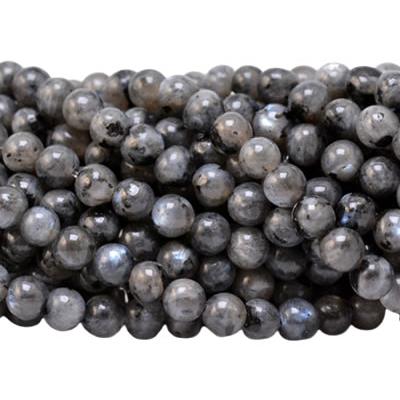 Larvikite Perle Ronde Lisse Percée 4 mm (Lot de 20 perles)