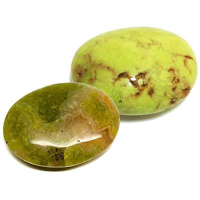 Opale Verte Gros galet pierre roulée (50 à 100 grammes)