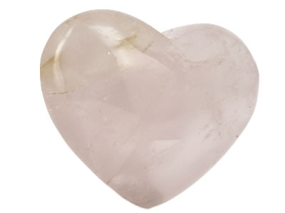 Coeur en pierre de Quartz Rose - Aromasud