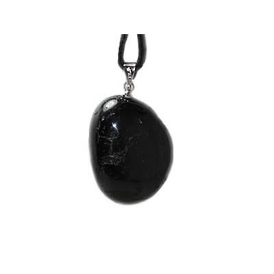 Tourmaline Noire Pendentif pierre roulée (1,5 à 2 cm)